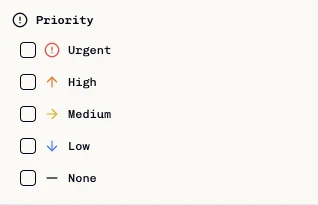Priority selections in Refine