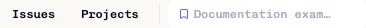 Saved view tab beside Issues and Projects